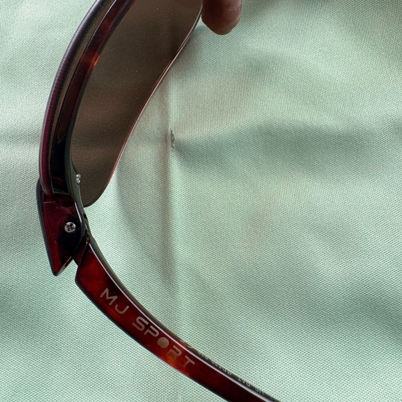 Maui Jim Makaha H405-10 Sunglasses Tortoise Rimless Polarized Sport Japan - Picture 7 of 15